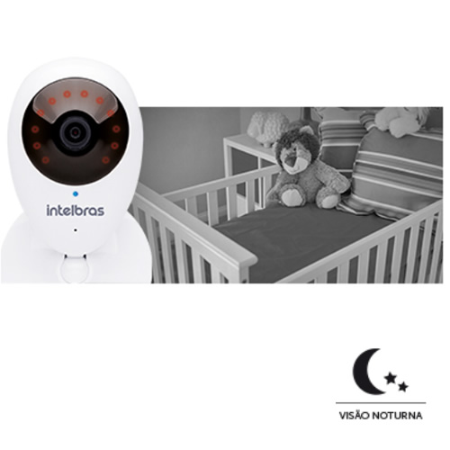 Câmeras com visão noturna, ideal para monitorar recém nascidos